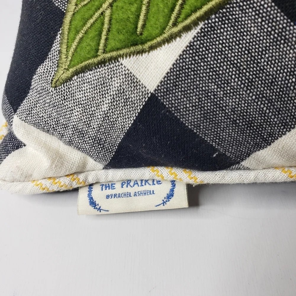 Farmcore Pillow The Prarie Rachel Ashwell  Sunflower Gingham Cabin Shabby Boho